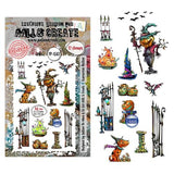 Aall and Create Whispers of Halloween A6 Stamp Sets Scarecrow Hollow by Autour De Mwa & Co (AALL-TP-1507)