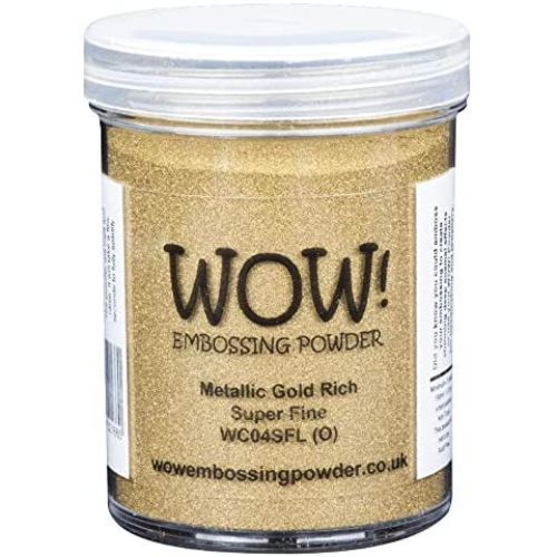 WOW! Embossing Powder 160ml Metallic Gold Rich Ultra High