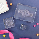 Tonic Studios - Crafters Acrylic Stamping Block Collection 1x1/2x2/3x4 Inch (5314e)