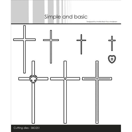 Simple and Basic Crosses Cutting Dies