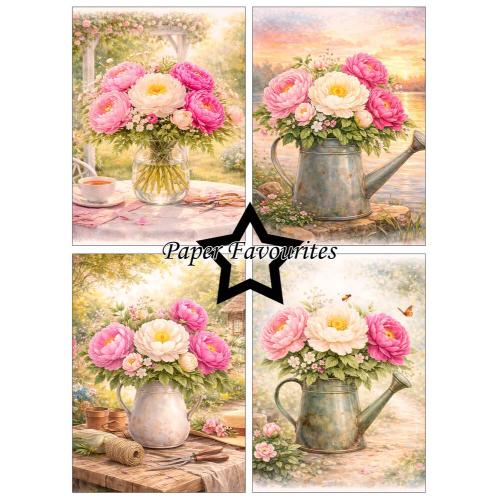 Paper Favourites Peony A6 Paper Pad (PFA616)