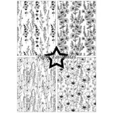 Paper Favourites Black & White Floral A5 Paper Pack (PFA225)
