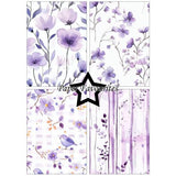 Paper Favourites Purple Floral A5 Paper Pack (PFA227)