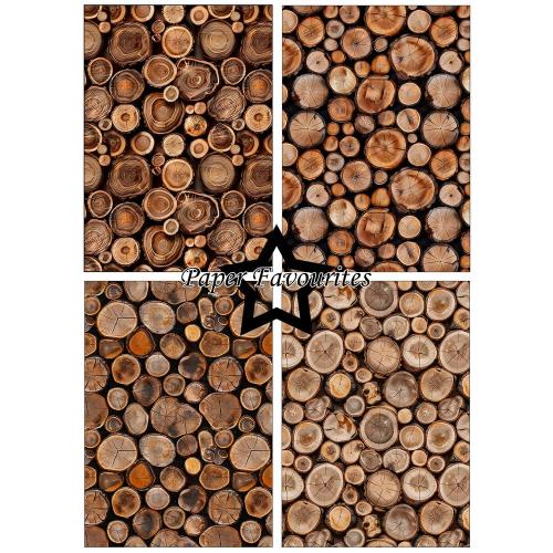 Paper Favourites Wood Slices A5 Paper Pack (PFA228)