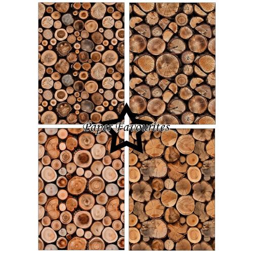 Paper Favourites Wood Slices A5 Paper Pack (PFA228)