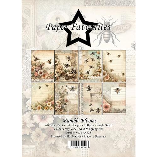 Paper Favourites Bumble Blooms A6 Paper Pack (PFA625)