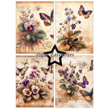 Paper Favourites Vintage Violet A6 Paper Pack (PFA628)