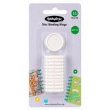 Hobbygros Disc Binding Rings White 24mm (11pcs) (HGT054)