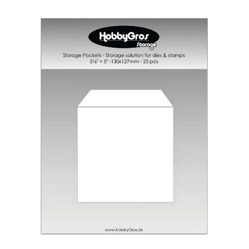 HobbyGros Storage Storage Pockets 130x127mm (25pcs) (SS145)