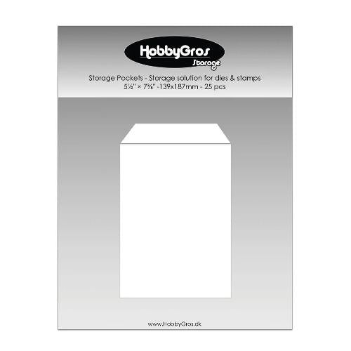 HobbyGros Storage Storage Pockets 139x187mm (25pcs) (SS146)