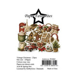 Paper Favourites Die-Cuts A7 Vintage Christmas (25pcs) (PFD065)