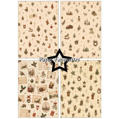 Paper Favourites Retro Christmas A5 Paper Pack (PFA237)