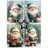Paper Favourites Cute Santa A6 Paper Pack (PFA642)