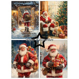 Paper Favourites Santa Claus A6 Paper Pack (PFA643)