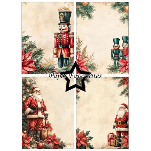 Paper Favourites Traditional Christmas A6 Paper Pack (PFA644)