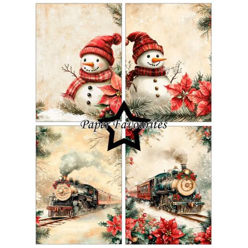 Paper Favourites Traditional Christmas A6 Paper Pack (PFA644)