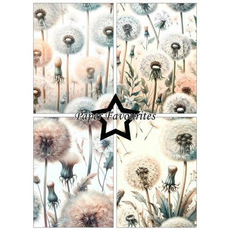 Paper Favourites Dandelion A6 Paper Pack (PFA641)
