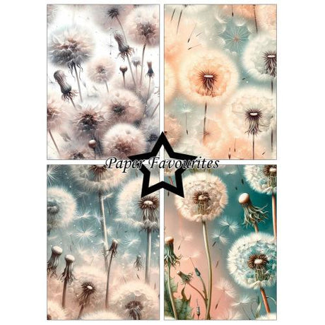 Paper Favourites Dandelion A6 Paper Pack (PFA641)