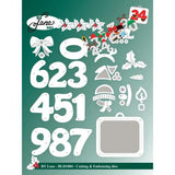 By Lene Christmas Numbers Cutting Dies (BLD1884)