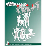 By Lene Christmas Cats Cutting Dies (BLD1886)