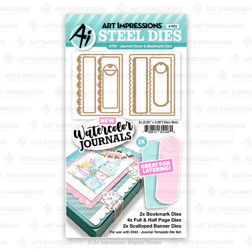 Art Impressions - Journal Cover & Bookmark Dies