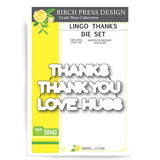 Birch Press - Lingo Thanks Die Set