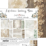 Craft O'Clock Lifetime Loving You 8x8 Inch Basic Papers Set (CC-C82-LLY-08)