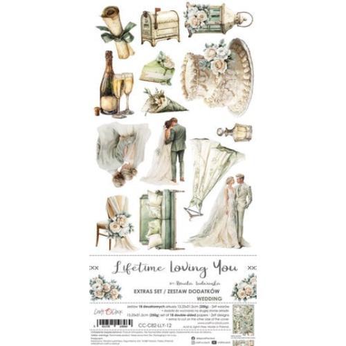 Craft O'Clock Lifetime Loving You Extras Set Wedding (CC-C82-LLY-12) - Postage as per Actual