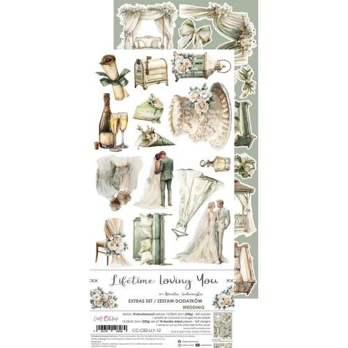 Craft O'Clock Lifetime Loving You Extras Set Wedding (CC-C82-LLY-12) - Postage as per Actual