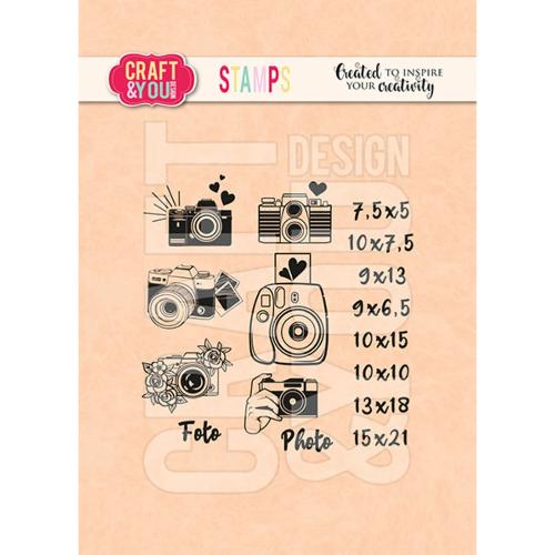 Craft & You Design Mini Cameras Set Stamps (CYD-CS035)