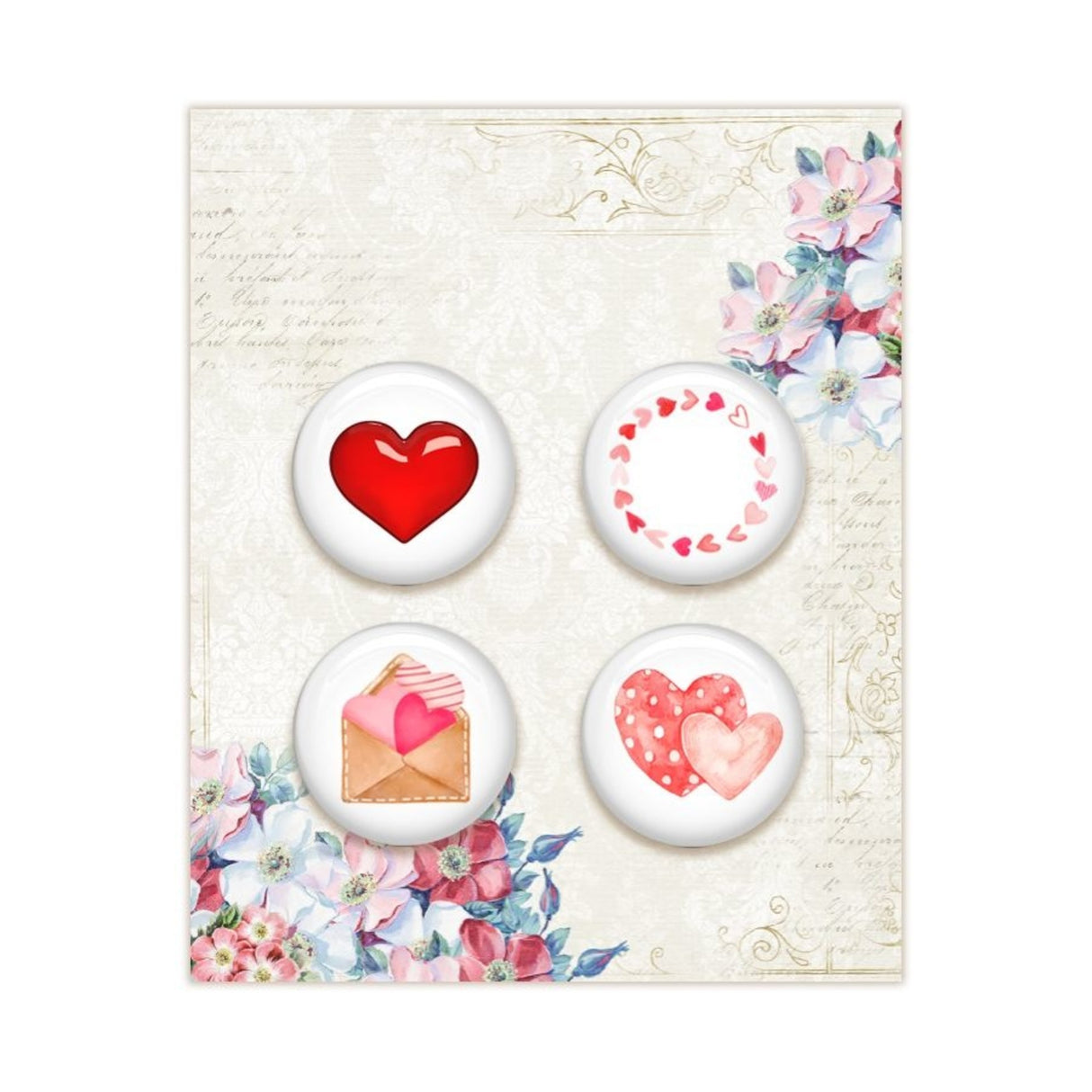 LemonCraft Sweetness Buttons/Badge (4pcs)