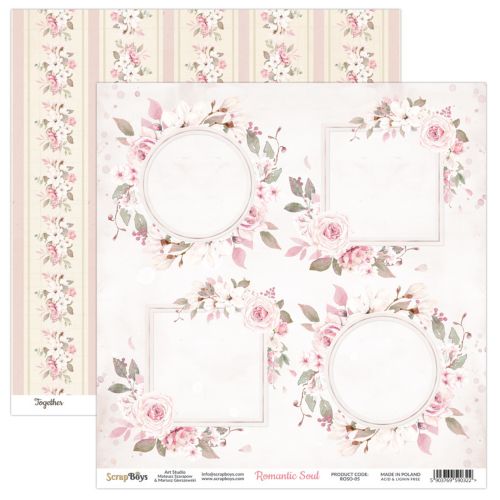 ScrapBoys Romantic Soul 12x12 Inch Paper Pack - Postage as per Actual