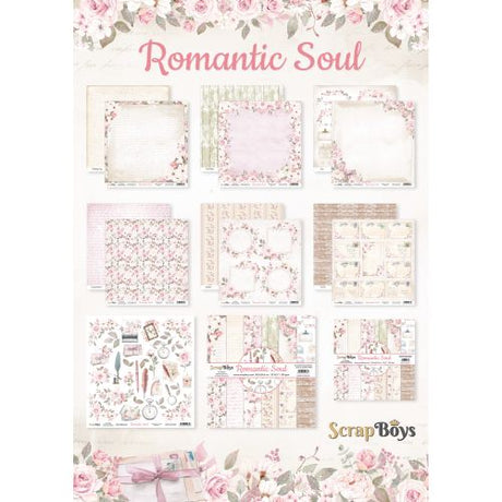 ScrapBoys Romantic Soul 12x12 Inch Paper Pack - Postage as per Actual