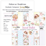 ScrapBoys Sweet Ballet 8x8 Inch Paper Pad