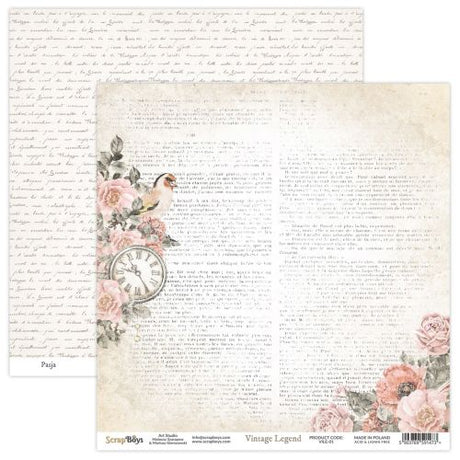 ScrapBoys Vintage Legend 6x6 Inch Paper Pad