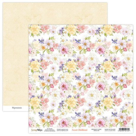 ScrapBoys Sweet Childhood 8x8 Inch Paper Pad