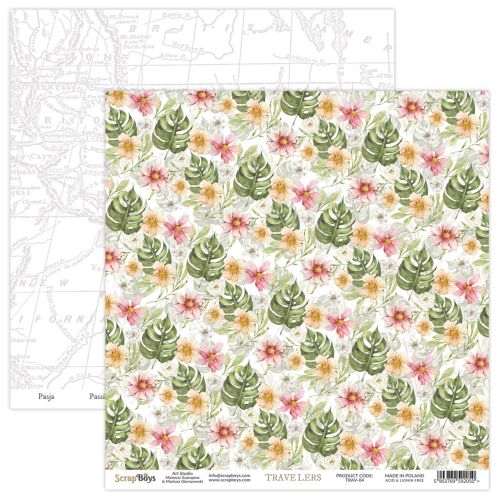 ScrapBoys Travelers 12x12 Inch Paper Pack - Postage as per Actual