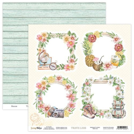 ScrapBoys Travelers 6x6 Inch Paper Pad