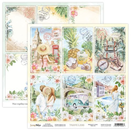 ScrapBoys Travelers 6x6 Inch Paper Pad