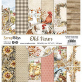 ScrapBoys Old Farm 12x12 Inch Paper Pack - Postage as per Actual