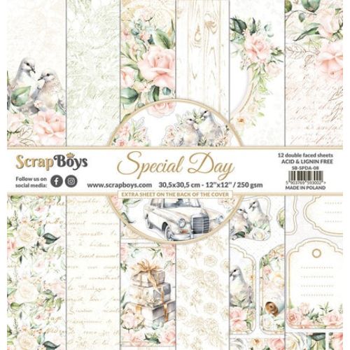 ScrapBoys Special Day 12x12 Inch Paper Pack - Postage as per Actual