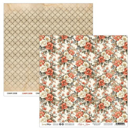 ScrapBoys Lady in Japan 12x12 Inch Paper Pad (SB-LAJA-08) - Postage as per Actual