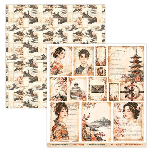 ScrapBoys Lady in Japan 12x12 Inch Art Journal (SB-LAJA-14) - Postage as per Actual