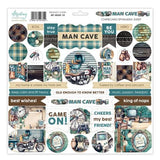Mintay Man Cave 12x12 Inch Chipboard Ephemera Sheet (MT-MAN-14) - Postage as per Actual