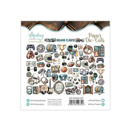 Mintay Man Cave Paper Die-Cuts (60pcs) (MT-MAN-LSC)