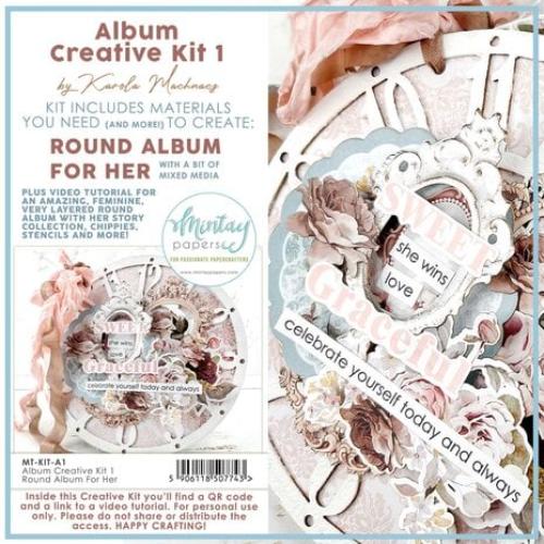 Mintay Creative Kit 1 Album Round Album For Her (MT-KIT-A1) - Postage as per Actual