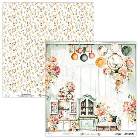 Mintay Family Stories 12x12 Inch Scrapbooking Paper Set (MT-FAM-07) - Postage as per Actual