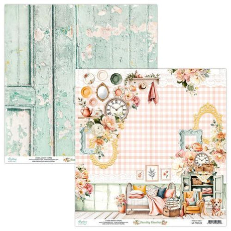 Mintay Family Stories 8x8 Inch Scrapbooking Paper Set (MT-FAM-08)
