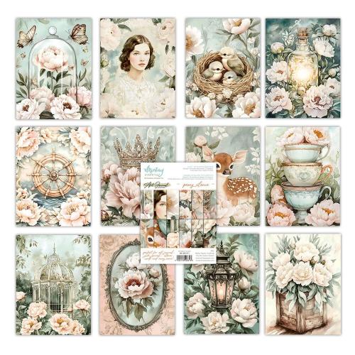 Mintay Art Journal Paper Pad 6x8 Inch Peony Silence (MT-ART-P11)