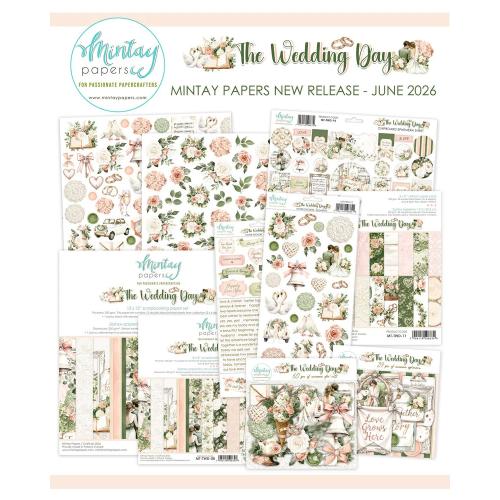Mintay The Wedding Day Paper Die-Cuts (60pcs) (MT-TWD-LSC)
